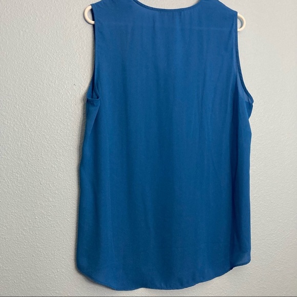 Rose & Olive Loose Tank Top - Blue - Large - Picture 5 of 6